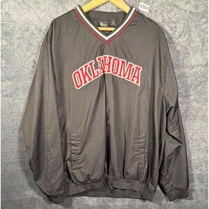 Gear For Sports Oklahoma Sooners Pullover Jacket Black/Red/White Size XXL